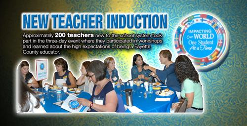 New Teachers Learn about School System at Induction 