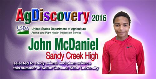 SCHS AgDiscovery Student 