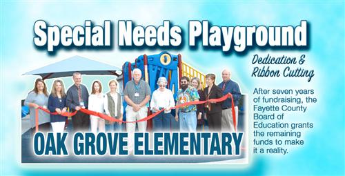 Special Needs Playground Dedication at Oak Grove Elementary 