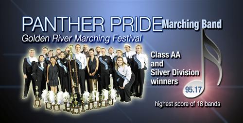 Panther Pride Marching Band Grabs Top Honors at Competition 