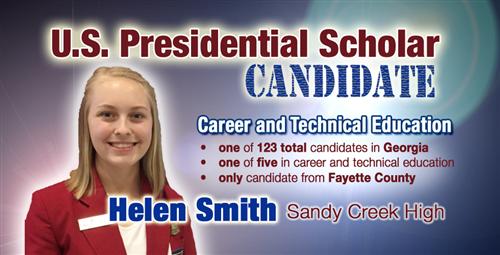 Presidential Scholar Candidate at Sandy Creek High 