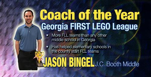 Fayette County Teacher Wins State LEGO League Coach of the Year 