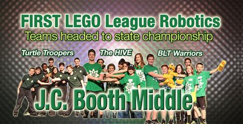 Booth Robotics Teams Head to State Championship 